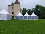 Chapiteaux reception mariage Dordogne