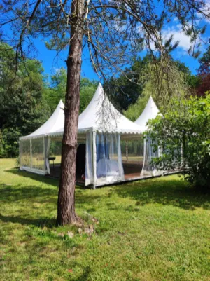 Chapiteaux reception mariage Dordogne