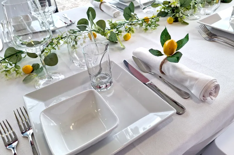 Location de vaisselle mariages réceptions en Dordogne Périgueux | CG-Evenements.