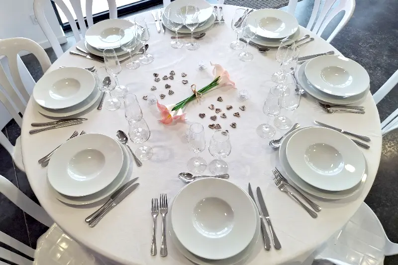 Location de vaisselle mariages réceptions en Dordogne Périgueux | CG-Evenements.